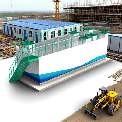 Construction Sites Wastewater Treatment System Movable Sanitary Integrated Sewage Treatment Plant