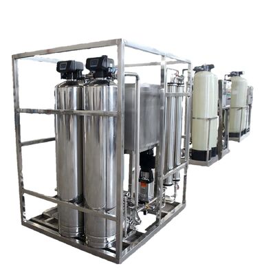 1500LPH Reverse Osmosis Water Treatment System with RO Membrane Pump 1 Year Warranty Deionized Water Machine Factory Custom