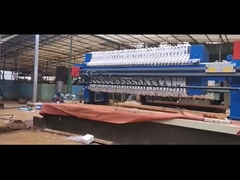 Новый автоматический фильтр-пресс для обезвоживания осадка для системы обработки строительного шлама